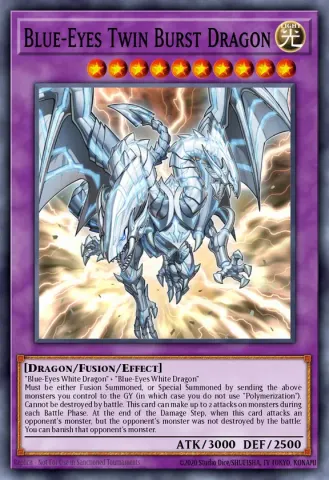 Blue-Eyes Twin Burst Dragon · EN036