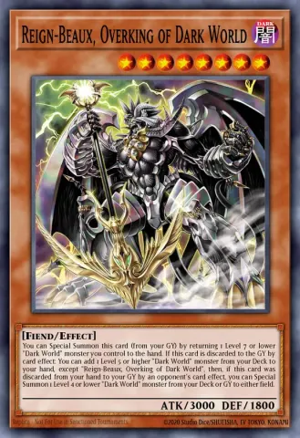 Reign-Beaux, Overking of Dark World · EN001
