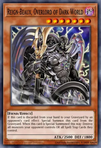 Reign-Beaux, Overlord of Dark World · EN004