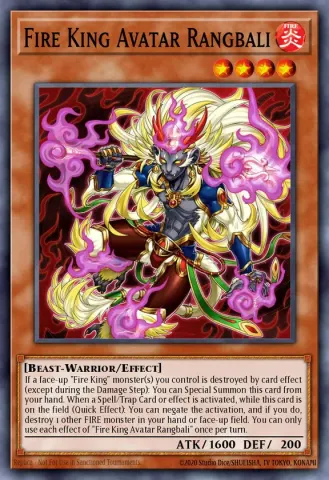 Fire King Avatar Rangbali · EN003