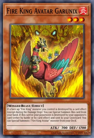 Fire King Avatar Garunix · EN004