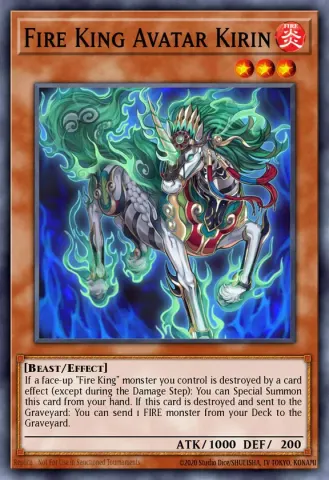 Fire King Avatar Kirin · EN007