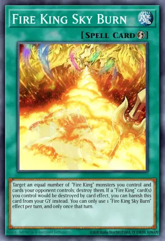Fire King Sky Burn · EN025