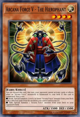 Arcana Force V - The Hierophant · EN004