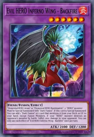 Evil HERO Inferno Wing - Backfire · EN032