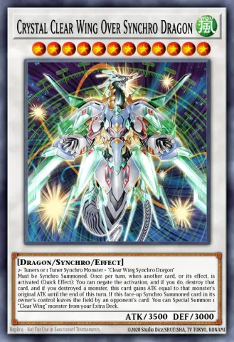 Crystal Clear Wing Over Synchro Dragon · EN039