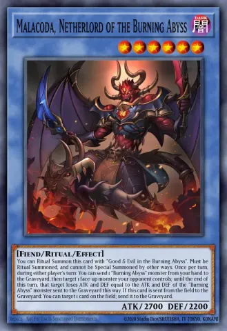 Malacoda, Netherlord of the Burning Abyss · EN085