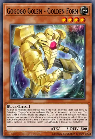 Gogogo Golem - Golden Form · EN090