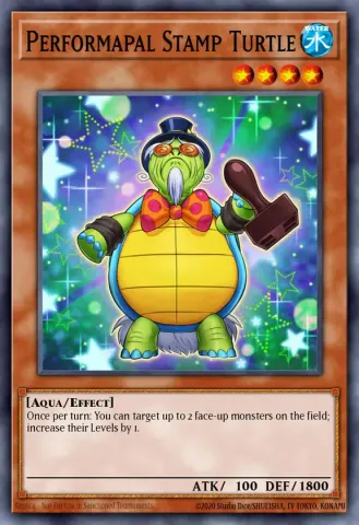Performapal Stamp Turtle · EN005