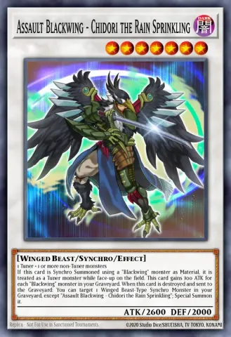 Assault Blackwing - Chidori the Rain Sprinkling · EN051