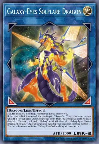 Galaxy-Eyes Solflare Dragon · EN042