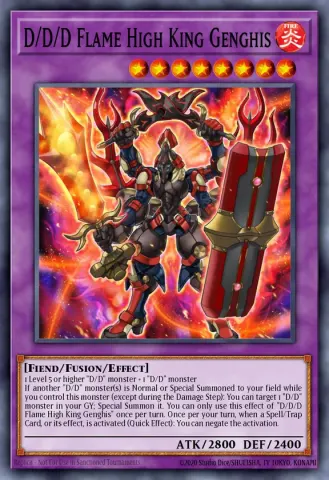D/D/D Flame High King Genghis · EN095
