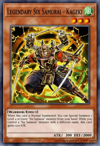 Legendary Six Samurai - Kageki · EN043