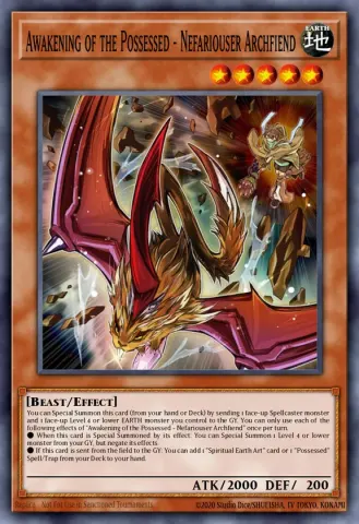 Awakening of the Possessed - Nefariouser Archfiend · EN005