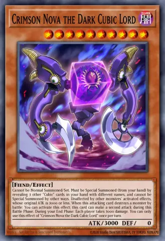 Crimson Nova the Dark Cubic Lord · EN039