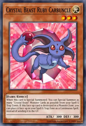 Crystal Beast Ruby Carbuncle · EN020
