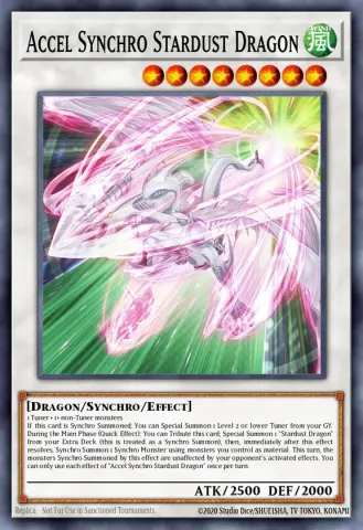 Accel Synchro Stardust Dragon · EN030