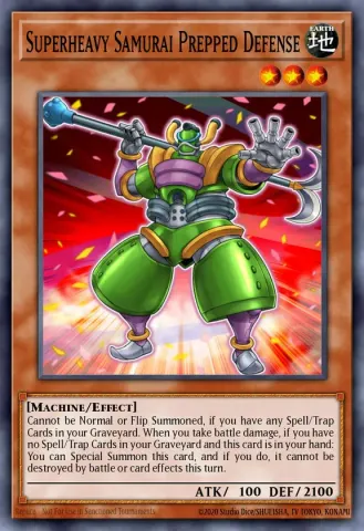 Superheavy Samurai Prepped Defense · EN180