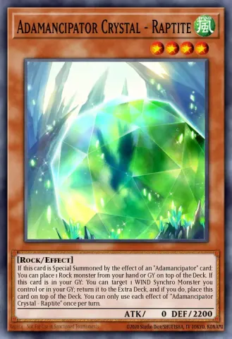 Adamancipator Crystal - Raptite · EN005