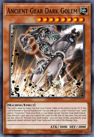 Ancient Gear Dark Golem · EN006