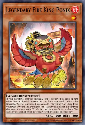 Legendary Fire King Ponix · EN004