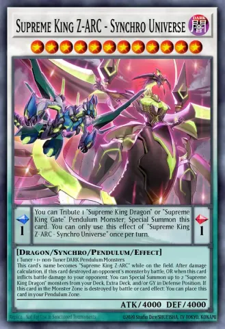 Supreme King Z-ARC - Synchro Universe · EN100