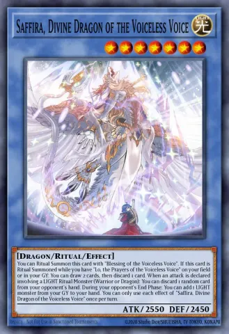 Saffira, Divine Dragon of the Voiceless Voice · EN034