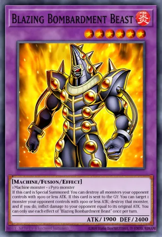 Blazing Bombardment Beast · EN097