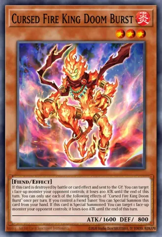 Cursed Fire King Doom Burst · EN099